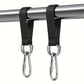 Premium 2-Set Hammock Swing Hanging Belt with Durable Steel Alloy Hooks for Outdoor Activities