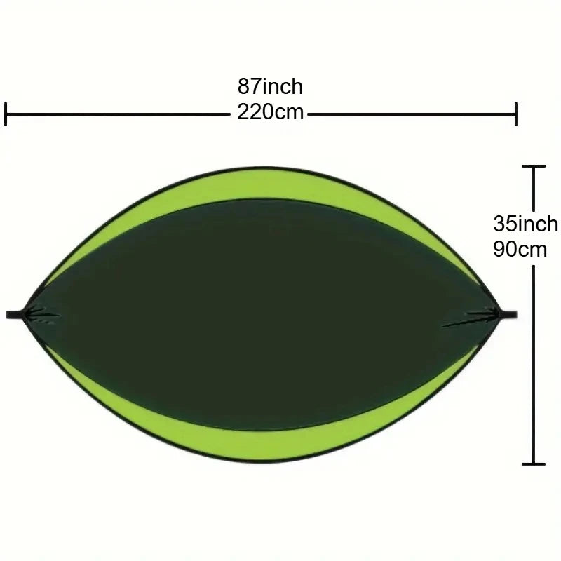 Camping Hammock Single Portable Hammock with 2 Tree Straps and Storage Bag Ideal for Outdoor/Indoor Use Beach Camping Travel