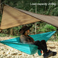 Outdoor Camping Hammock with Storage Bag 210T High Strength Hanging Sleeping Bed for Beach Picnic Load Capacity 200kg Hammocks