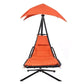 Modern Camping Hammock Metal Frame Stand Garden Bedroom Living Room Patio Park Outdoor Furniture Canvas Cotton Outdoor Usage