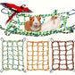 1 pcs Trending Pet Hammock Net Sturdy Braided Bed for Small Pets Parrots Guinea Pigs Fun Hanging Play Sleep Gear