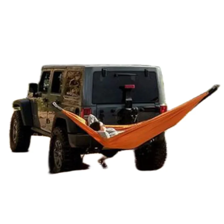Portable Nylon Car Camping Portable 2 Person Hitch Mounted Hanging Hammock