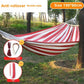 Hammock Outdoor Single Double Swing Indoor Thickened Anti-Rollover Canvas Camping Simple Elegant Red and White