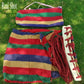 Outdoor Canvas Camping Hammock Anti Rollover Portable Thicken Fabric Single/Double Hammock with Carry Bag for Patio, Backyard