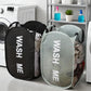 Portable Mesh Pop Up Laundry Hamper Wide Opening Breathable Collapsible Storage Bag Laundry Basket Dorm Travel Bathroom Items