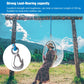 60 cm Swing Hanging Rope, Professional Stainless Steel Hook And Loop, Home Hammock Hanging Rope Tool, Safe Load-bearing 250kg