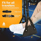 Airplane Footrest With Adjustable Strap, Portable Hammock Leg Rest, Perfect Travel Accessories