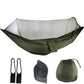 Outdoor Camping Hammock Hanging Bed Net 250x120cm High StrengthParachute Fabric With Mosquito Net Lightweight Hanging Hammocks